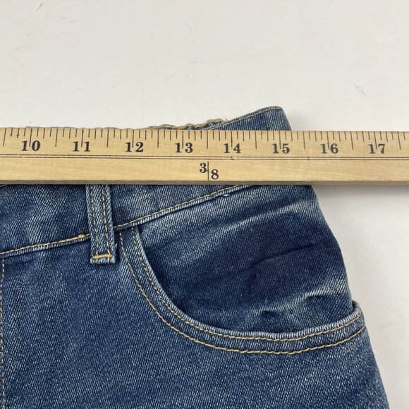 Dollhouse Jeans Women’s 11/12 (31x31) Stella High Rise Baggy Straight Leg Blue - Picture 5 of 11